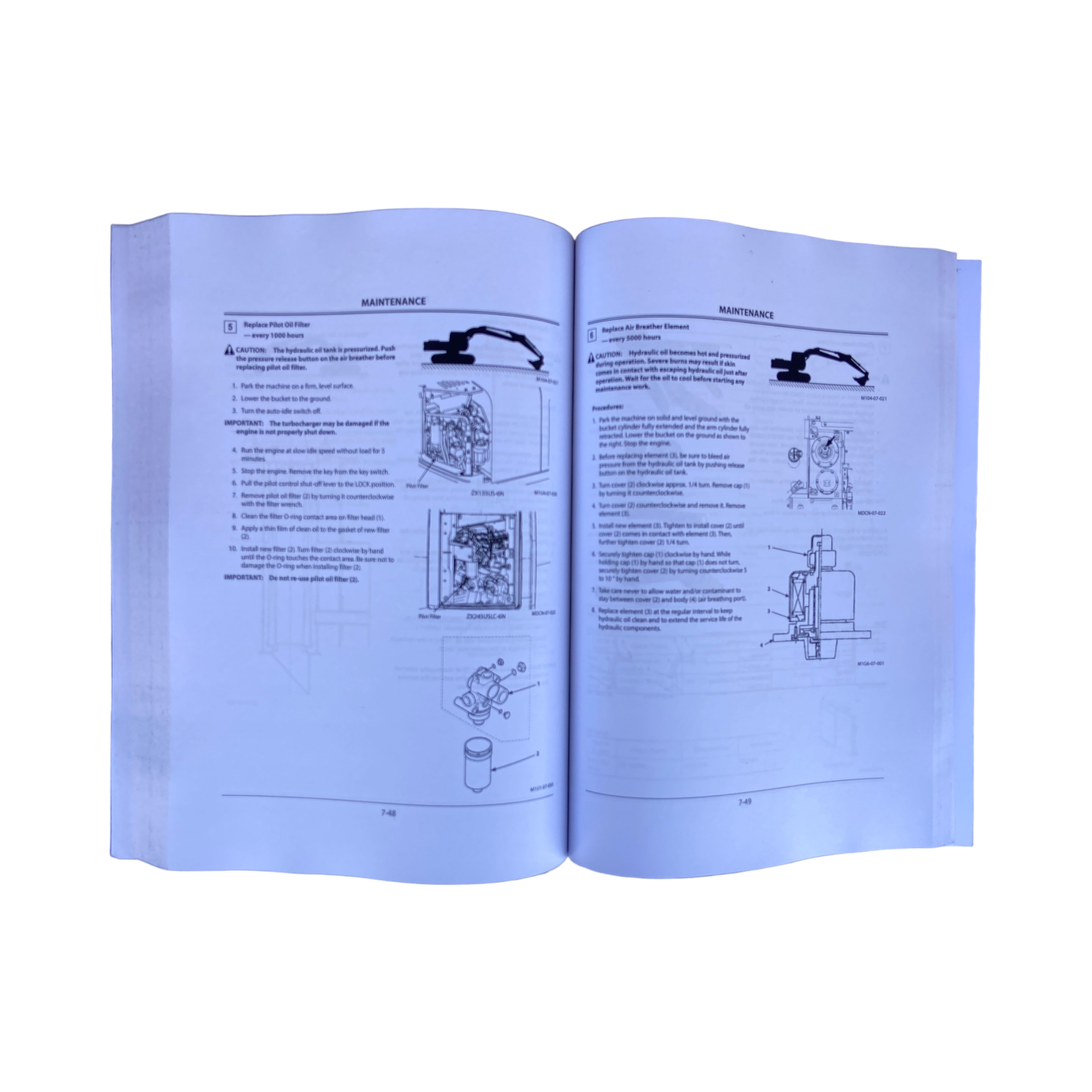 HITACHI ZAXIS ZX 135US-6N 245USLC-6N EXCAVATOR OPERATORS MANUAL