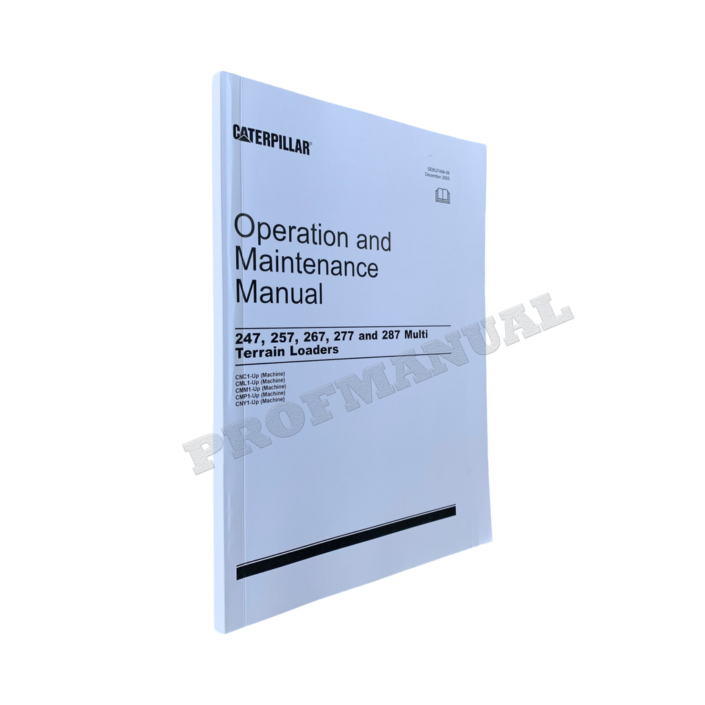 Cargadora Multiterreno Caterpillar 247 257 267 277 287 MANUAL DE MANTENIMIENTO DEL OPERADOR
