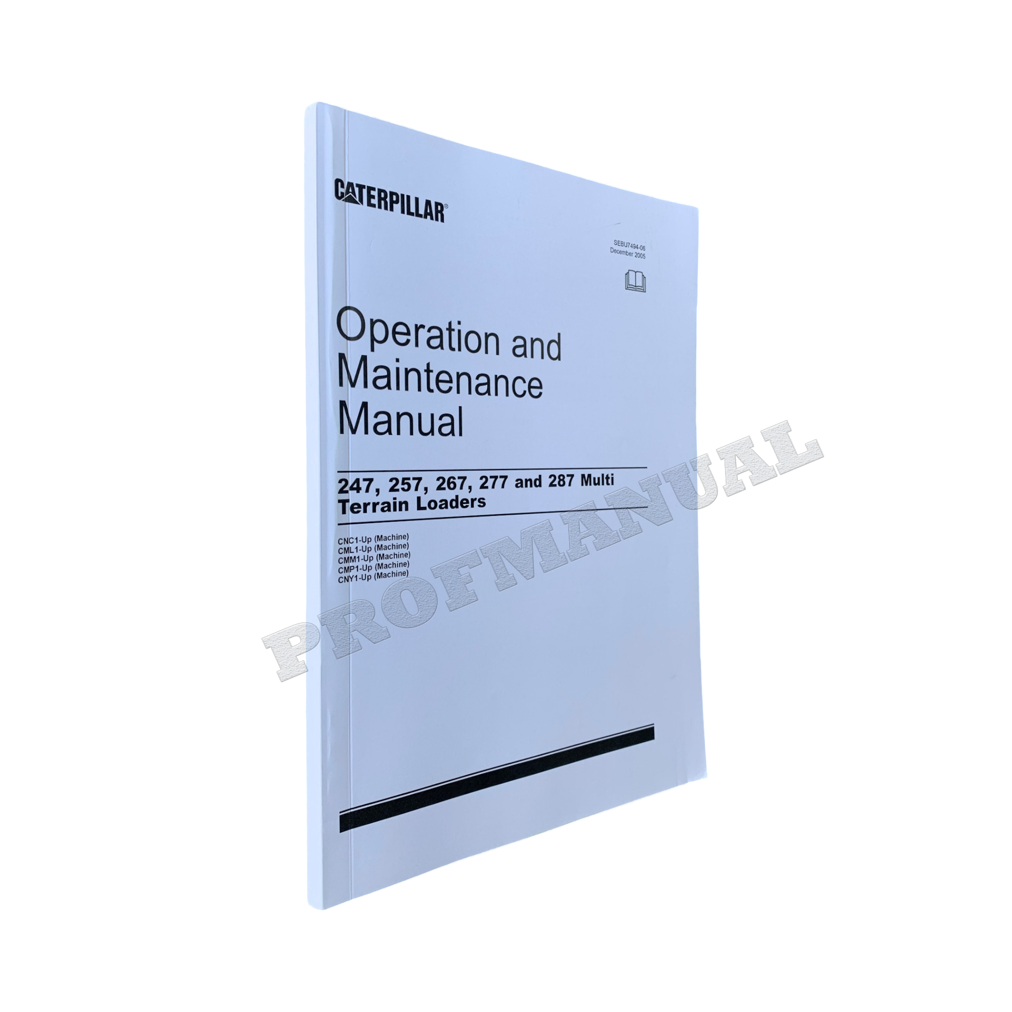 Cargadora Multiterreno Caterpillar 247 257 267 277 287 MANUAL DE MANTENIMIENTO DEL OPERADOR