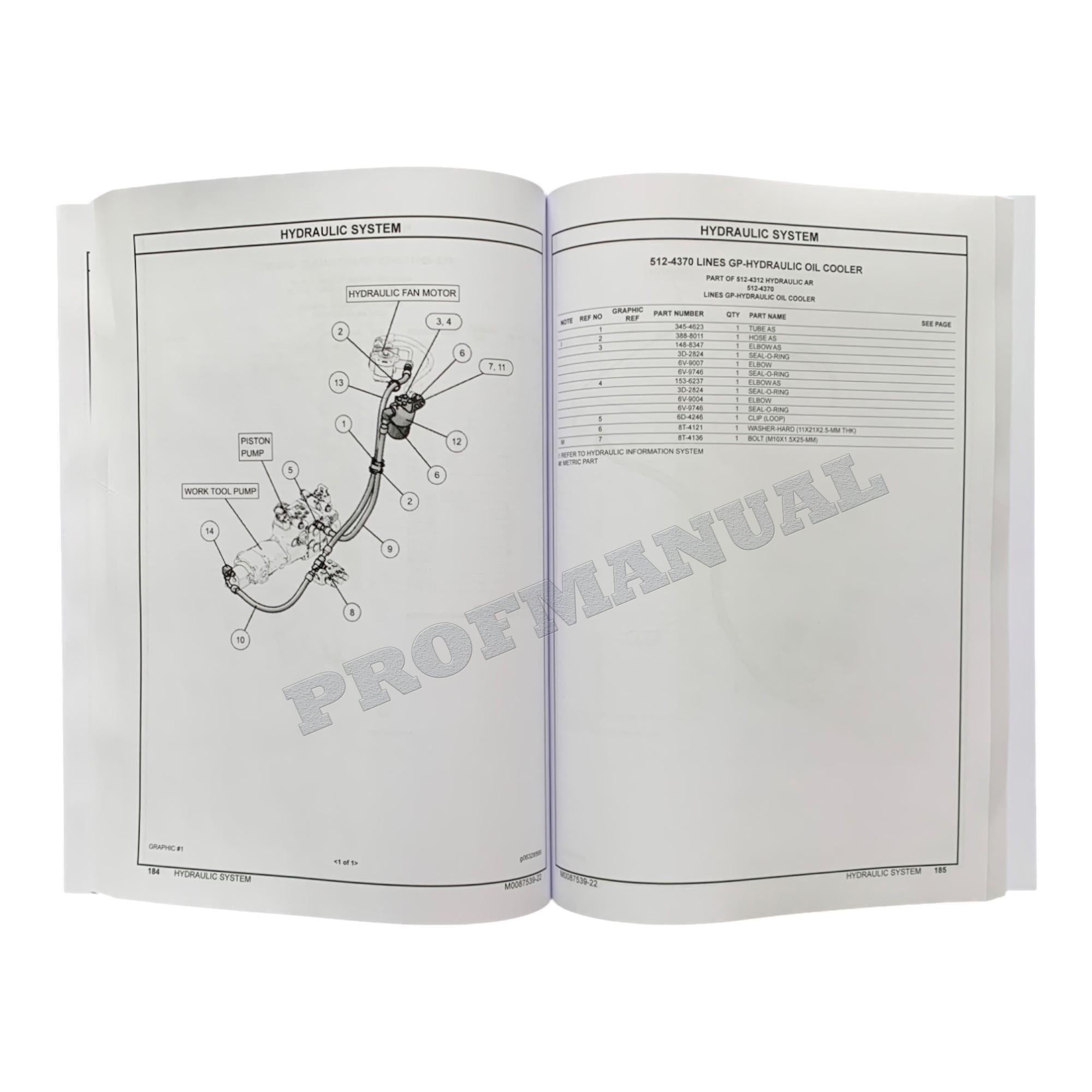 Caterpillar Cat 289D3 Compact Track Loader Parts Catalog Manual M0087539EN-US