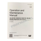 Manual del operador de la miniexcavadora hidráulica Caterpillar 305D CR 305.5D CR