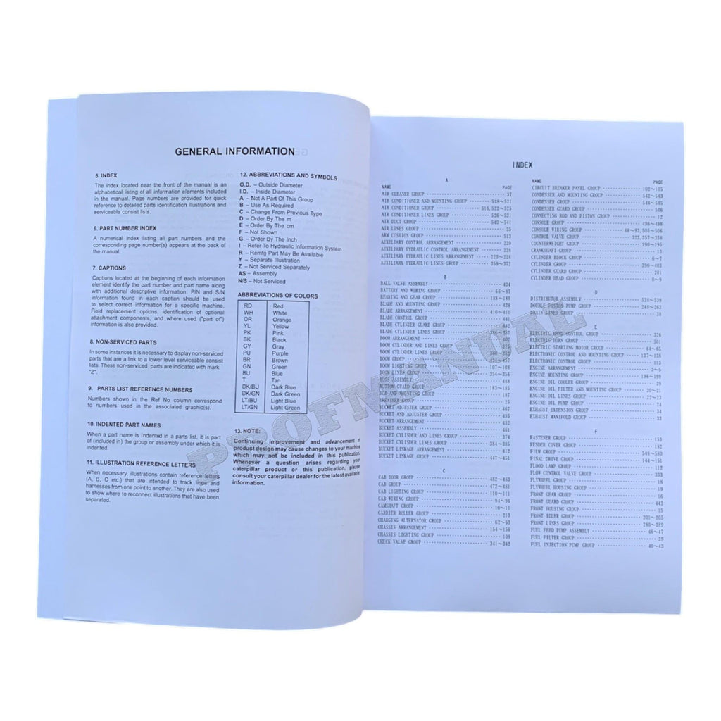 Caterpillar Cat 308C CR Hydraclic Excavator Parts Catalog Manual