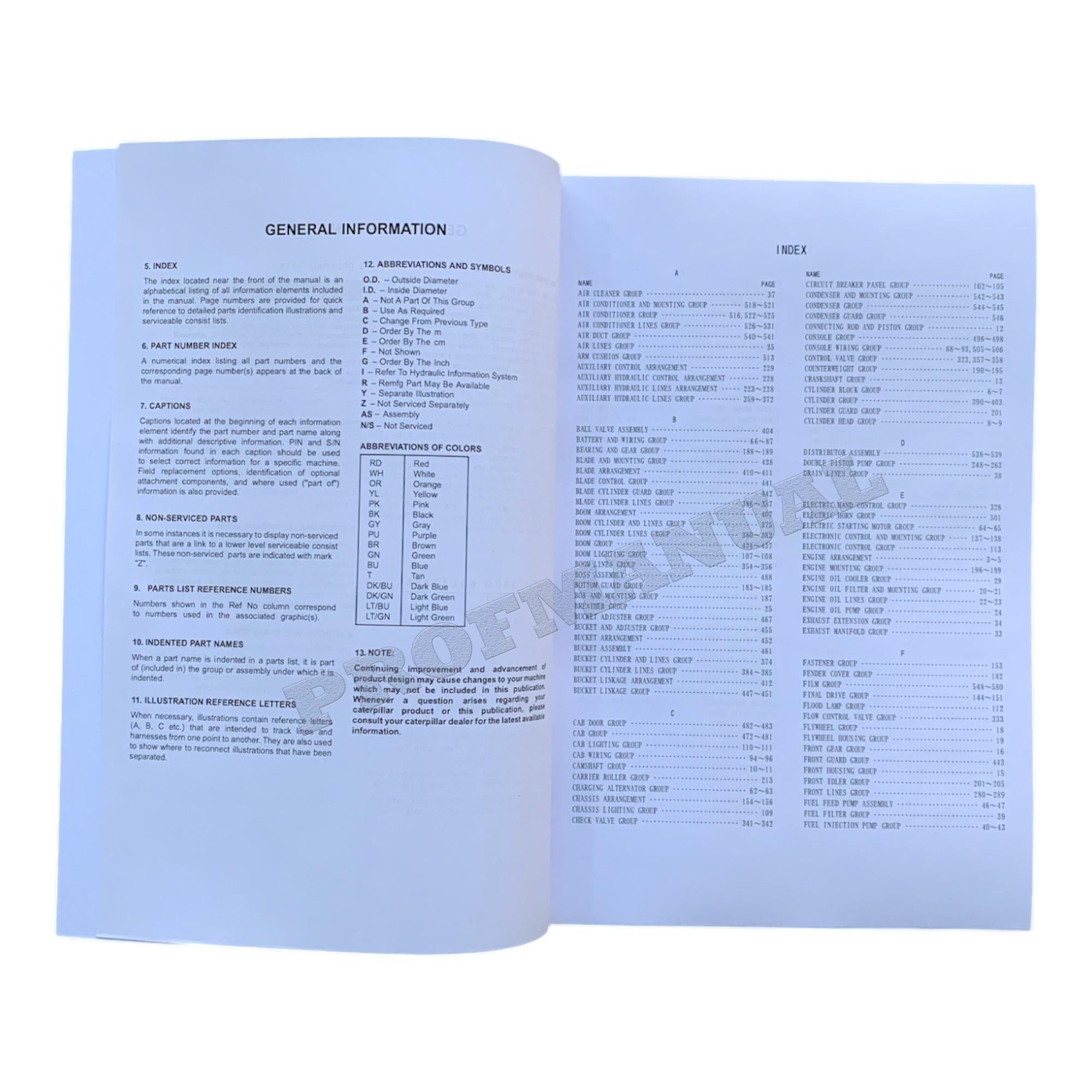 Caterpillar Cat 308C CR Hydraclic Excavator Parts Catalog Manual