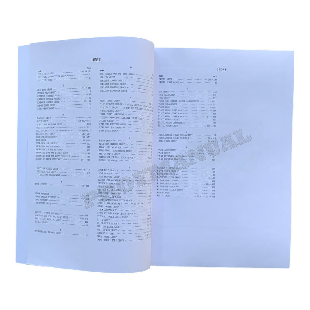 Caterpillar Cat 308C CR Hydraclic Excavator Parts Catalog Manual