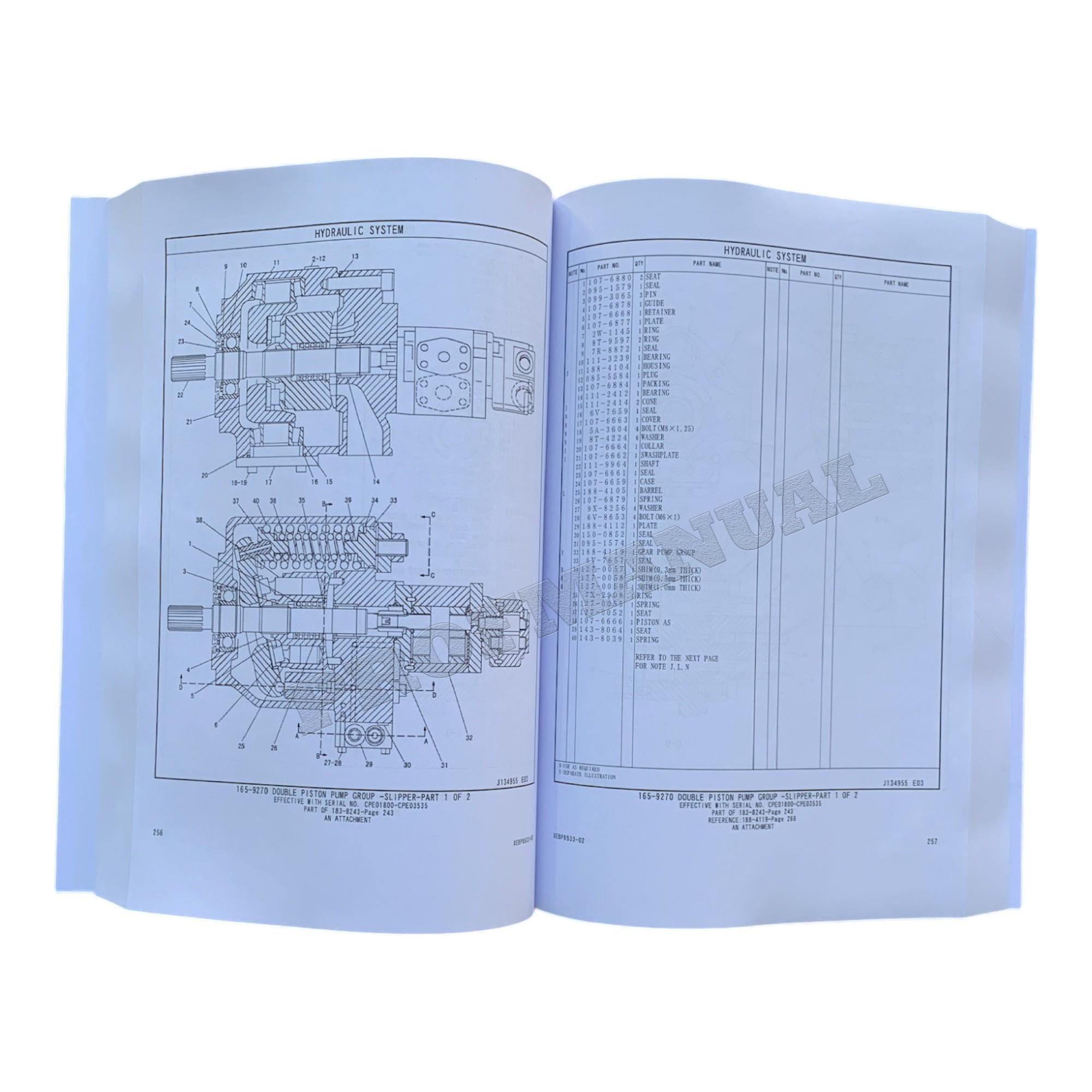 Caterpillar Cat 308C CR Hydraclic Excavator Parts Catalog Manual