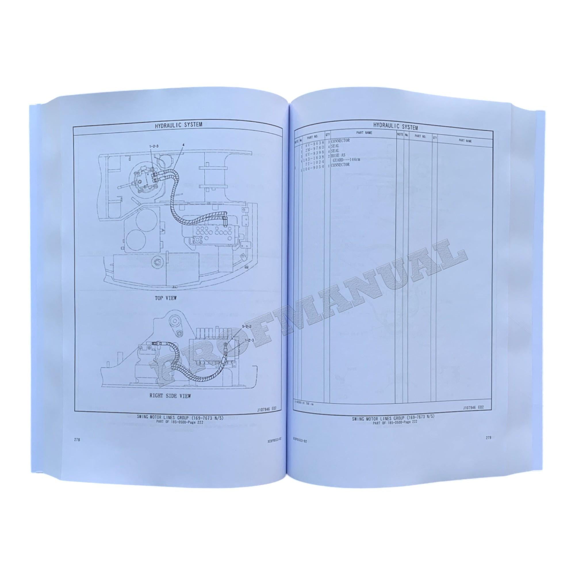 Caterpillar Cat 308C CR Hydraclic Excavator Parts Catalog Manual