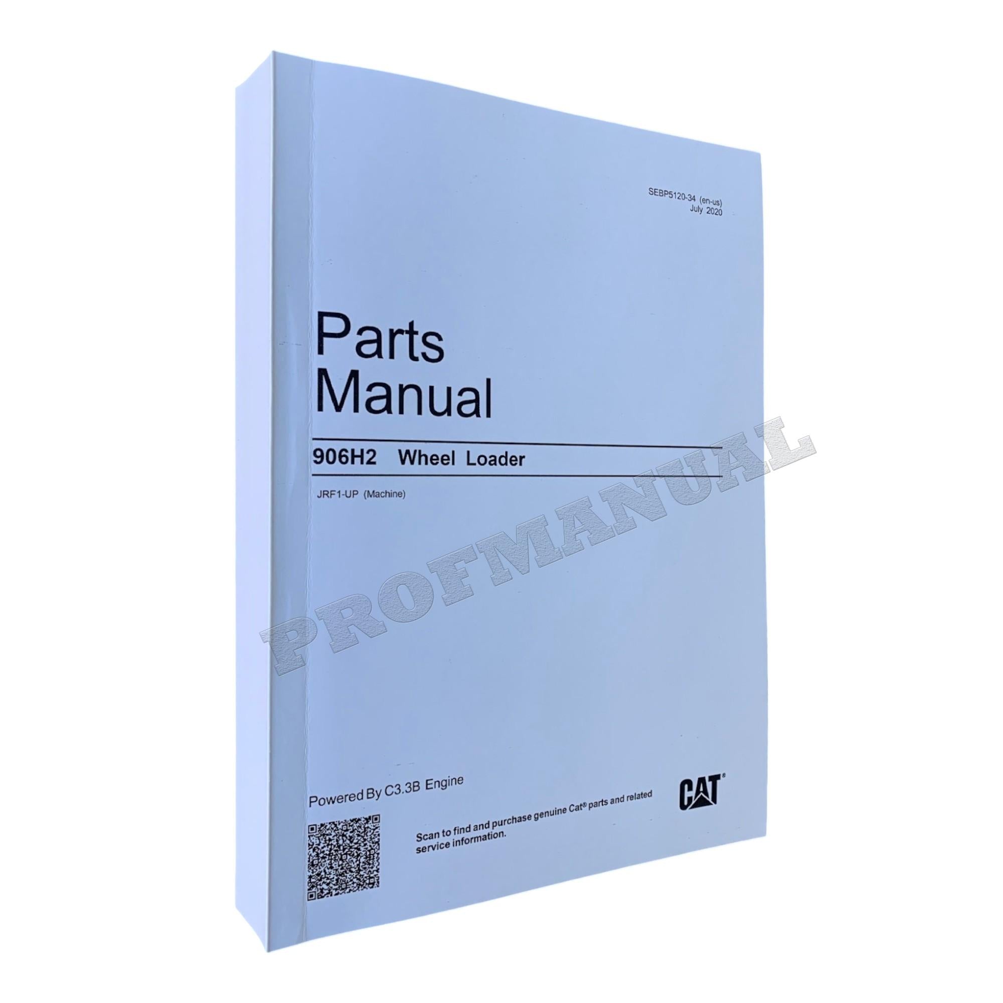 Caterpillar Cat 906H2 Wheel Loader Parts Catalog Manual SEBP5120