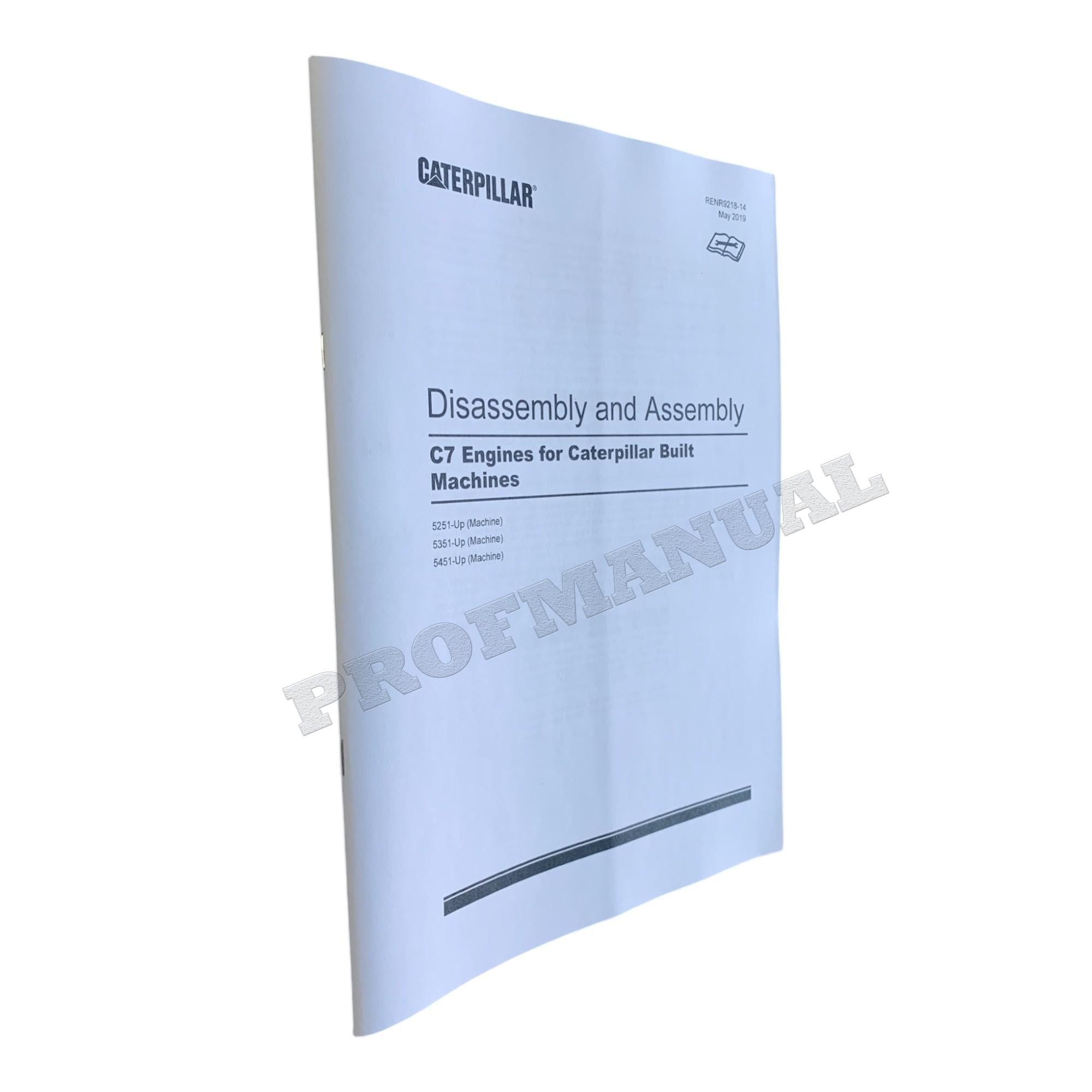 Manual de servicio de desmontaje y montaje del motor Caterpillar C7