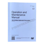Manual de mantenimiento del operador de la miniexcavadora hidráulica Caterpillar 304 CR