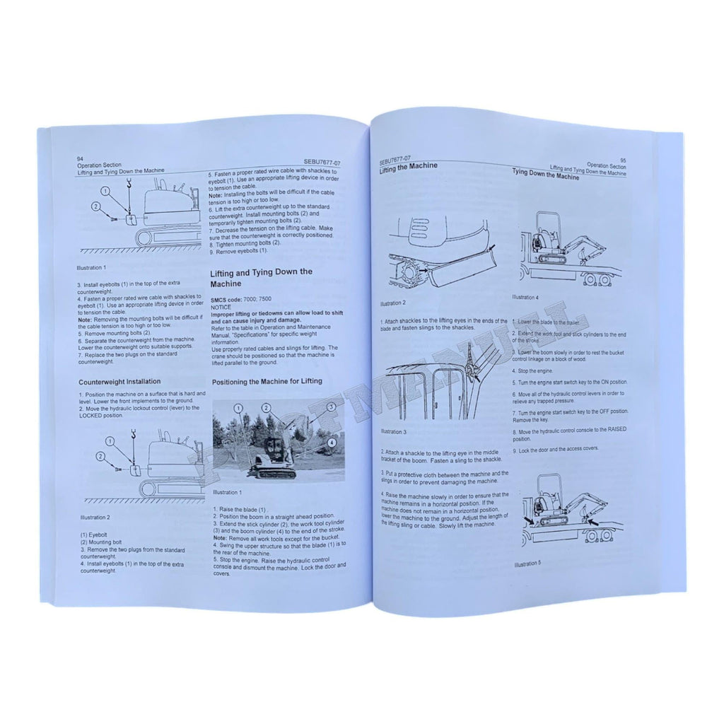 Manual de mantenimiento del operador de la miniexcavadora hidráulica Caterpillar 304 CR