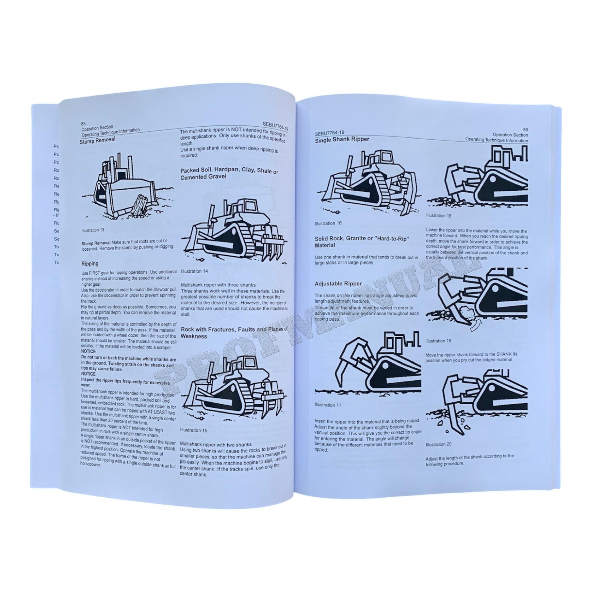 Caterpillar D10T Track Type Tractor Operators Maintenance Manual