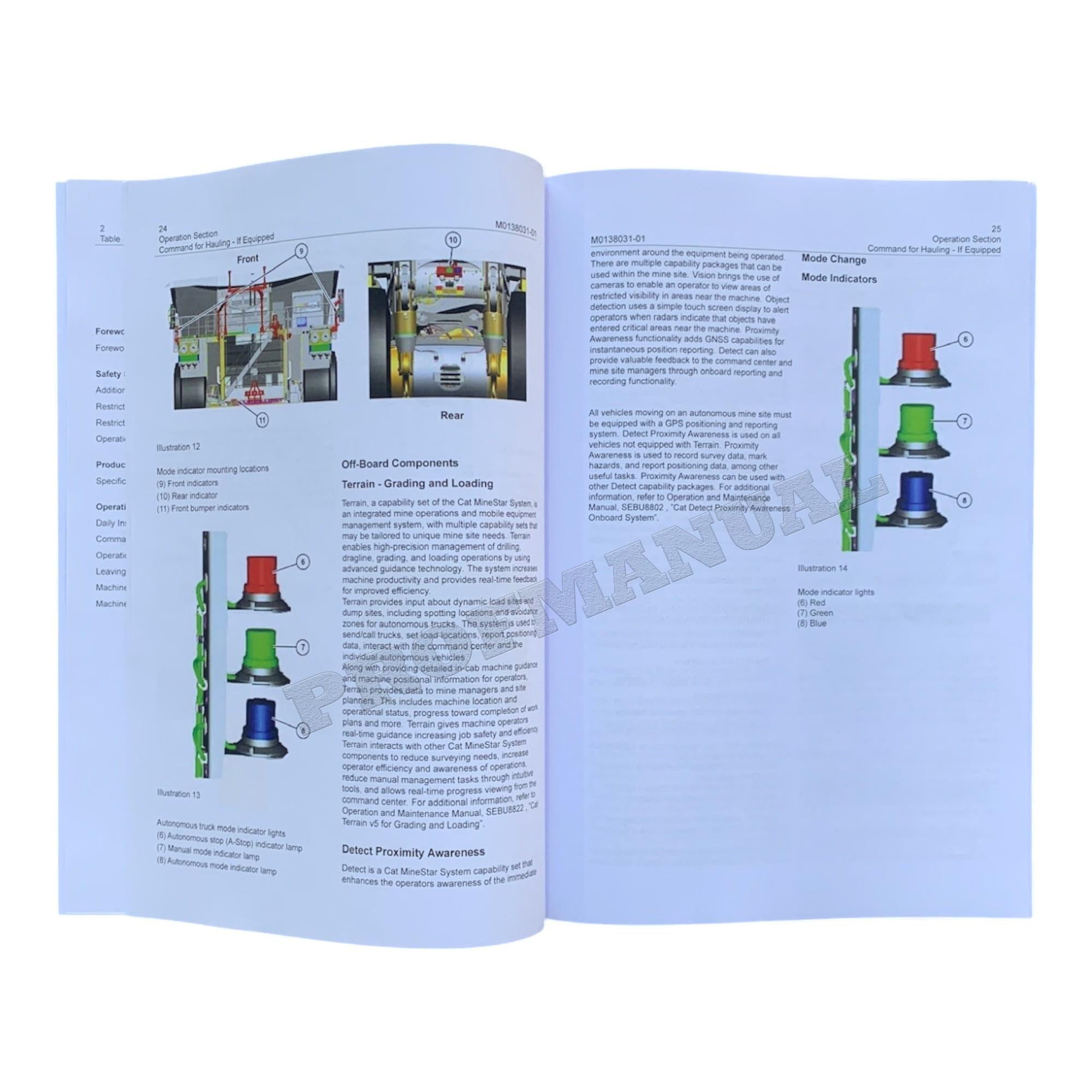 Caterpillar Cat 798 AC CMD Off Highway Truck Suppl Operators Maintenance Manual