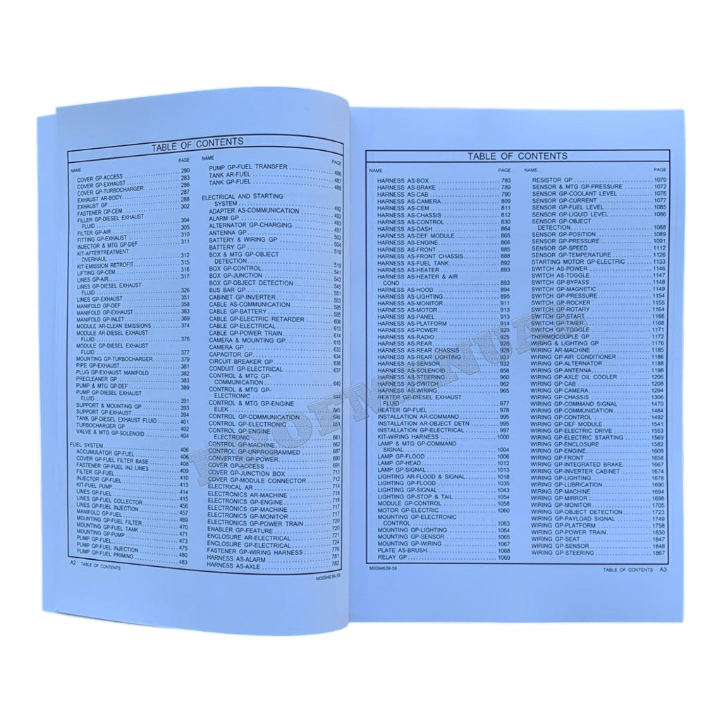 Caterpillar Cat 798 AC Off Highway Truck Parts Catalog Manual