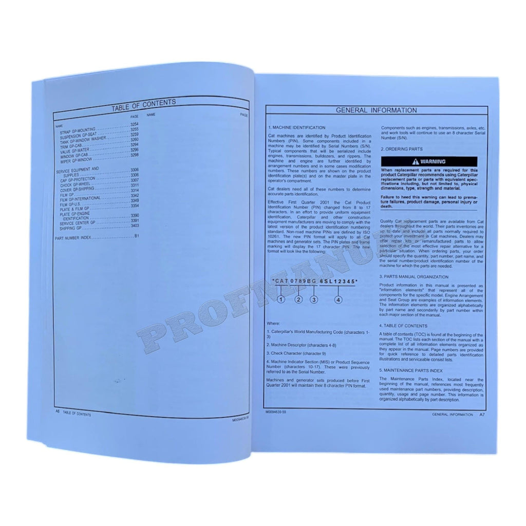 Caterpillar Cat 798 AC Off Highway Truck Parts Catalog Manual