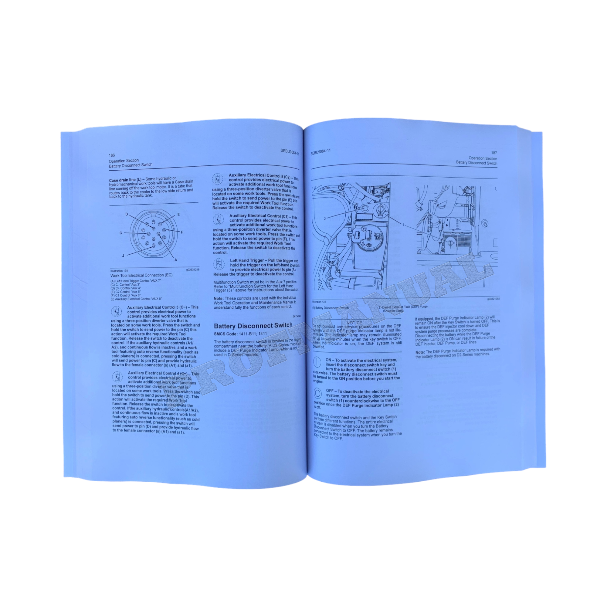 Manual de la máquina CATERPILLAR 226D, 232D, 236D, 239D, 272D, 277D, 279D, 289D, 297D, 297D2, 299D, 299D2