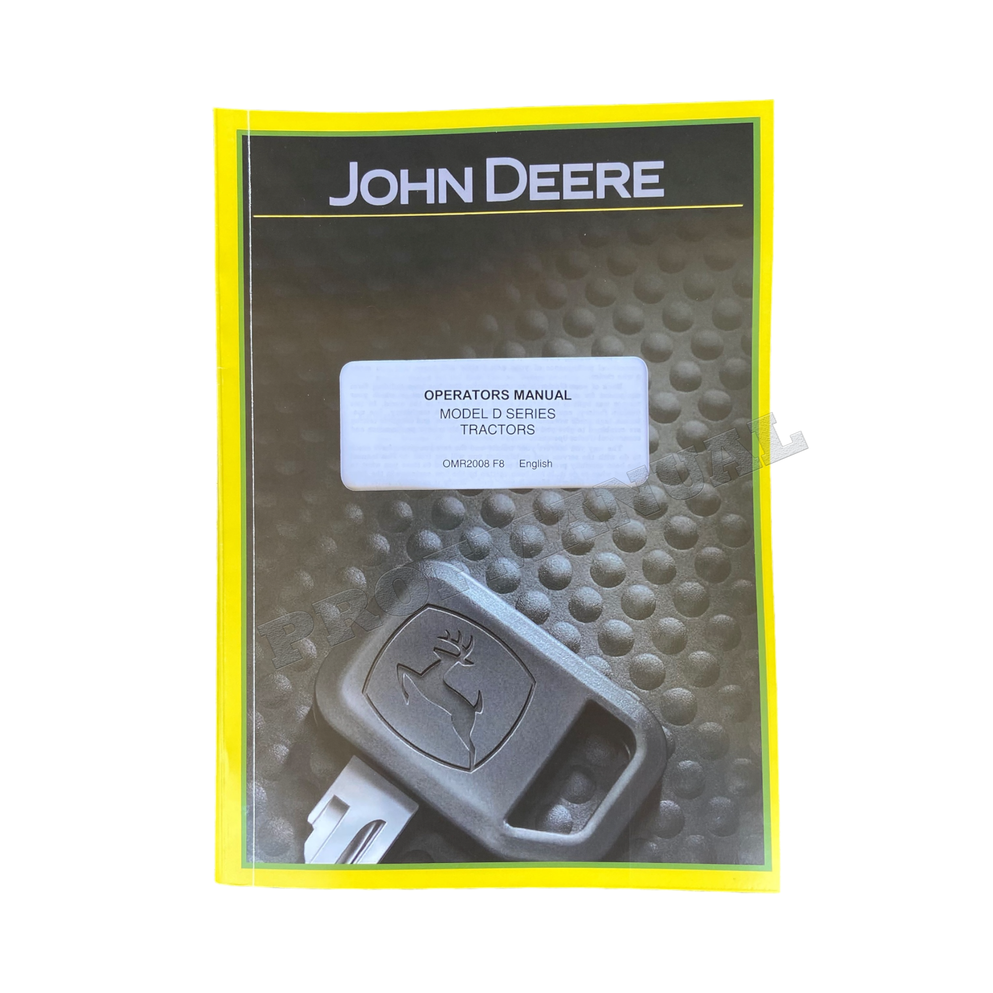 MANUAL DEL OPERADOR DEL TRACTOR JOHN DEERE D