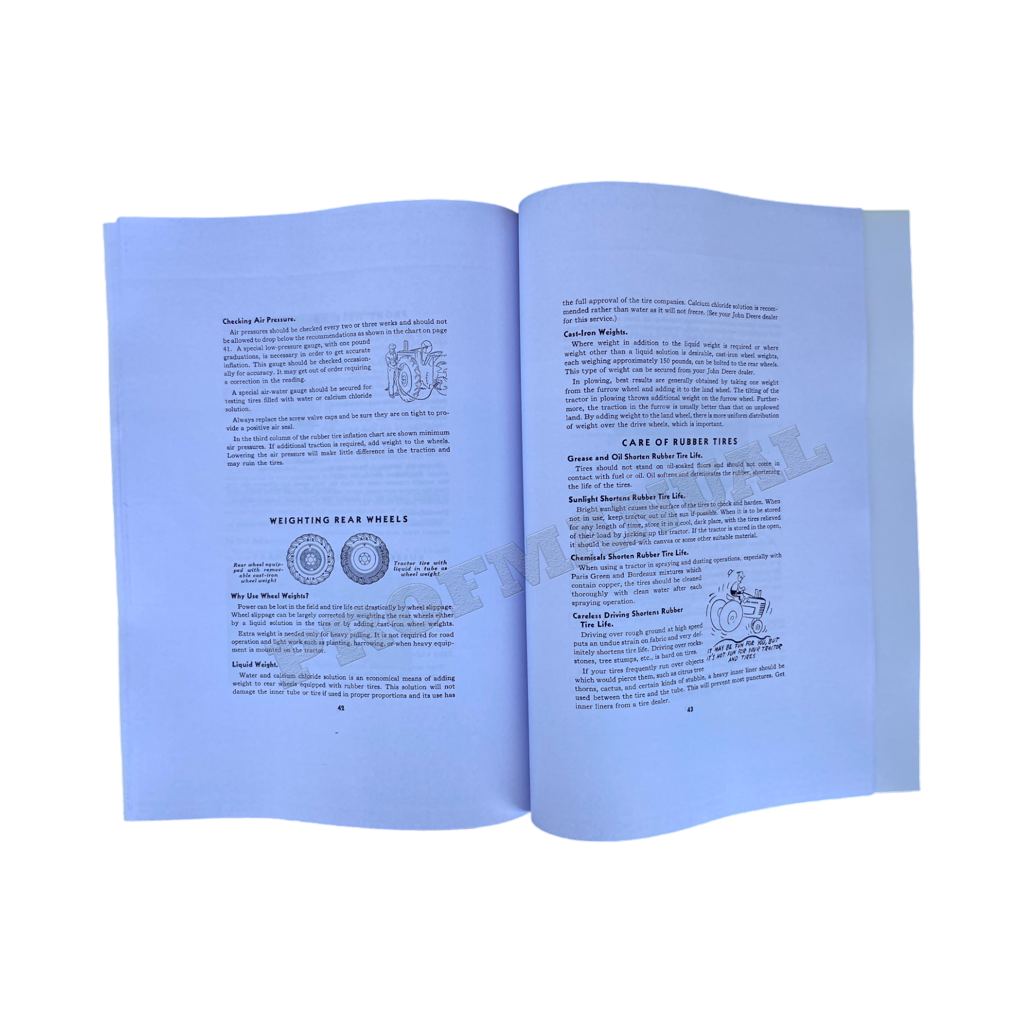 MANUAL DEL OPERADOR DEL TRACTOR JOHN DEERE D