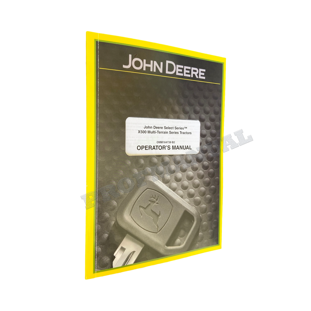 MANUAL DEL OPERADOR DEL TRACTOR JOHN DEERE X500 X530 X534070001-080000+ ¡BONIFICACIÓN!