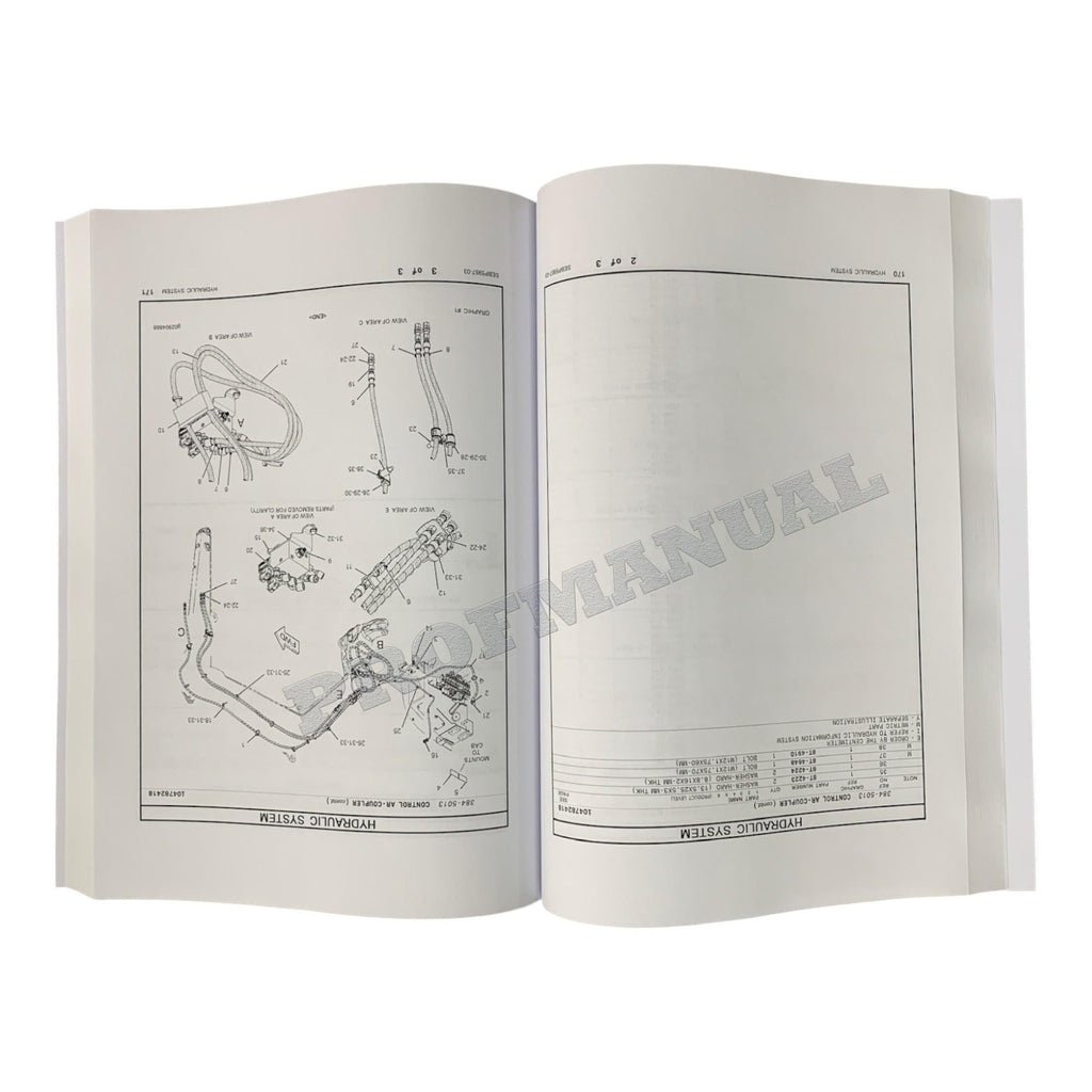 Caterpillar Cat 303.5E Mini Hydraulic Excavator Parts Catalog Manual ser RKY1-Up