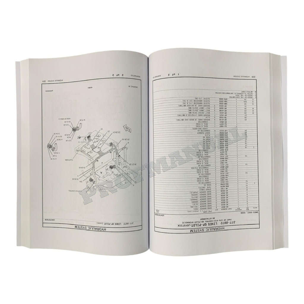 Caterpillar Cat 303.5E Mini Hydraulic Excavator Parts Catalog Manual ser RKY1-Up