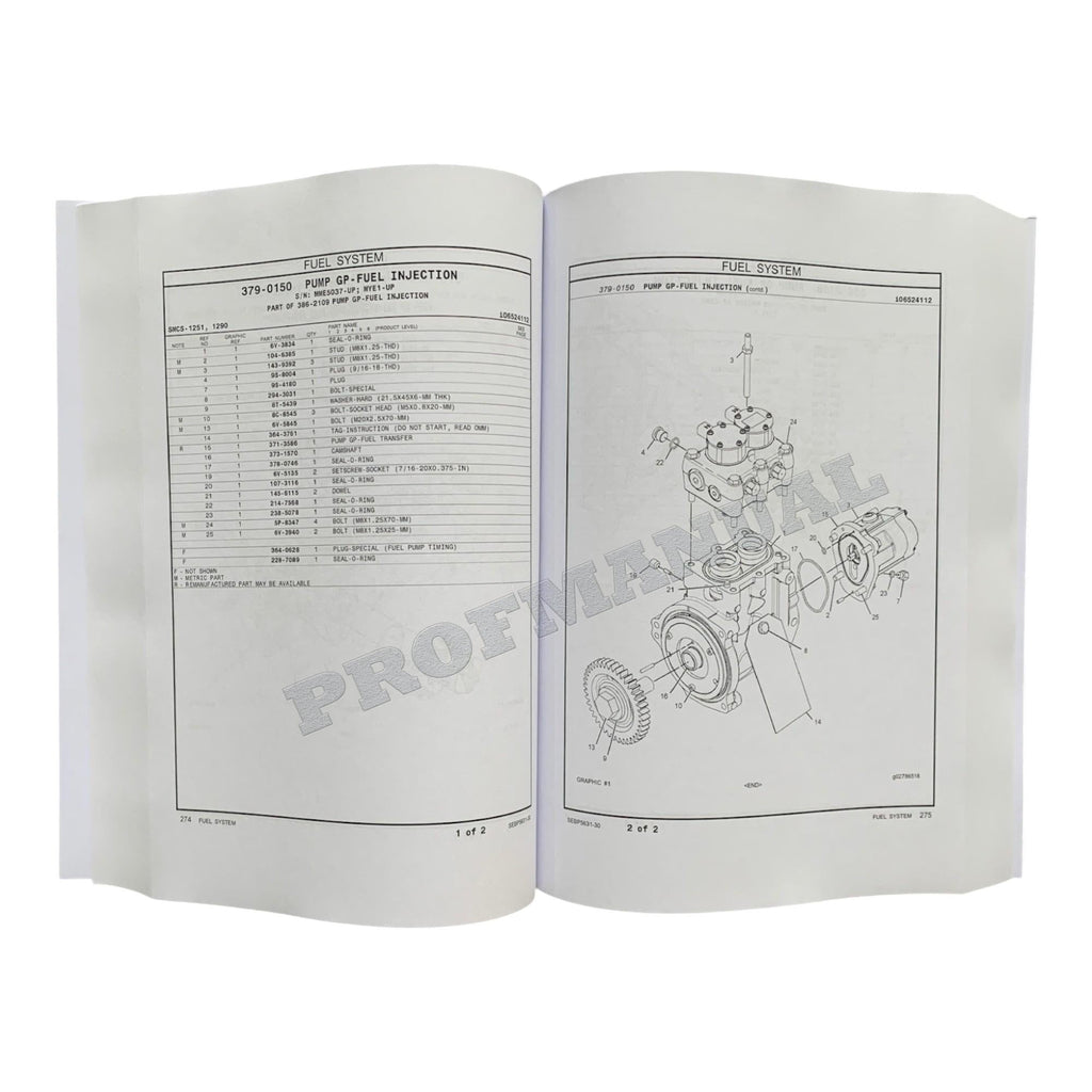 Caterpillar Cat 336E L Excavator Parts Catalog Manual SEBP5631