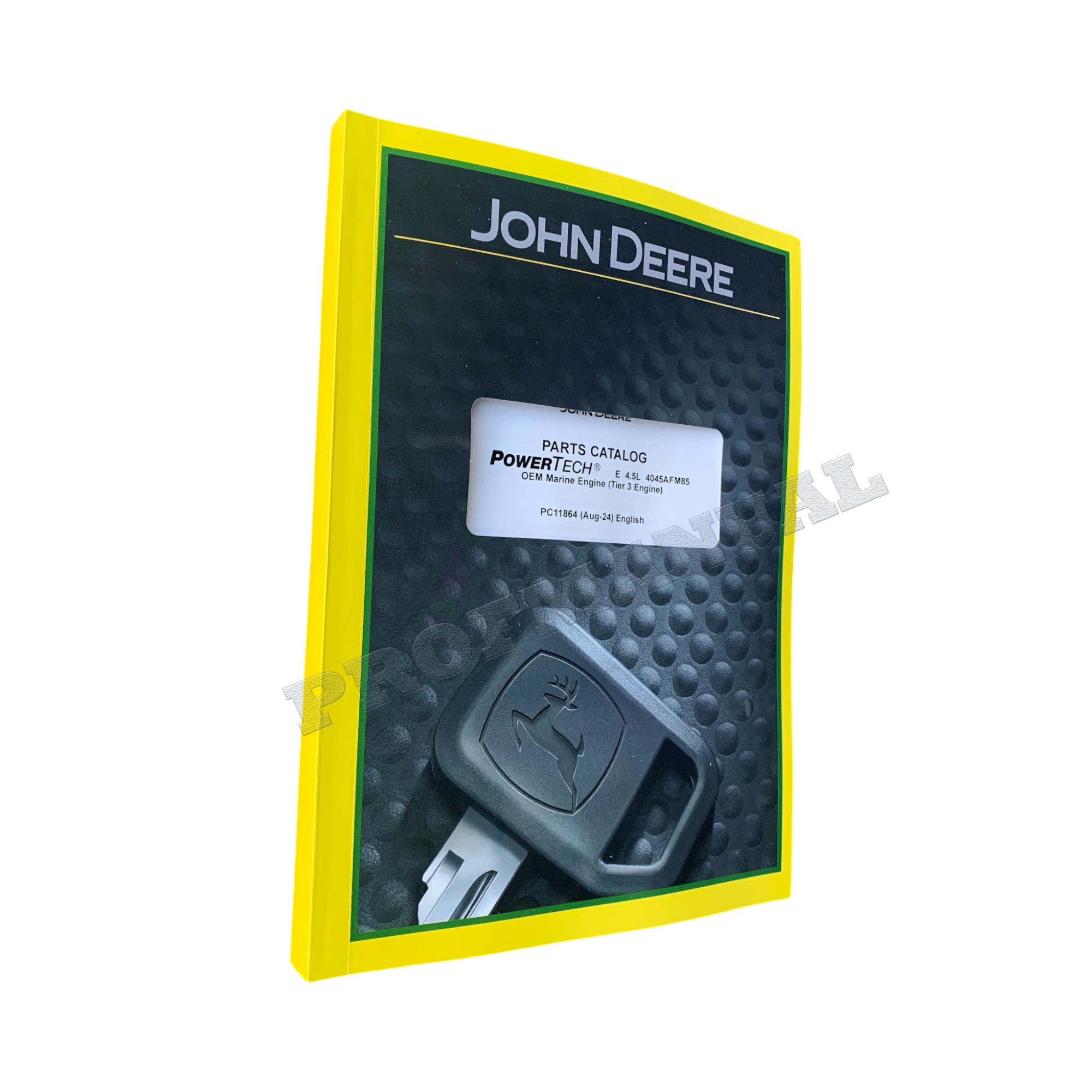 John Deere PowerTech 4.5L 4045AFM85 Marine Engine Parts Catalog Manual