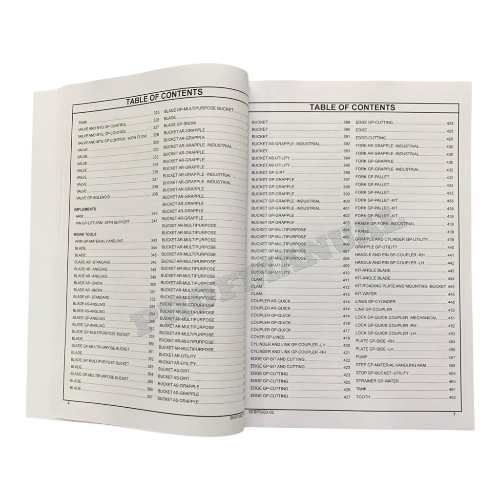 Caterpillar Cat 277C2 Multi Terrain Loader Parts Catalog Manual SEBP5933