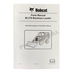Manual del catálogo de piezas de la retroexcavadora Bobcat BL370 572711001- 573211001-