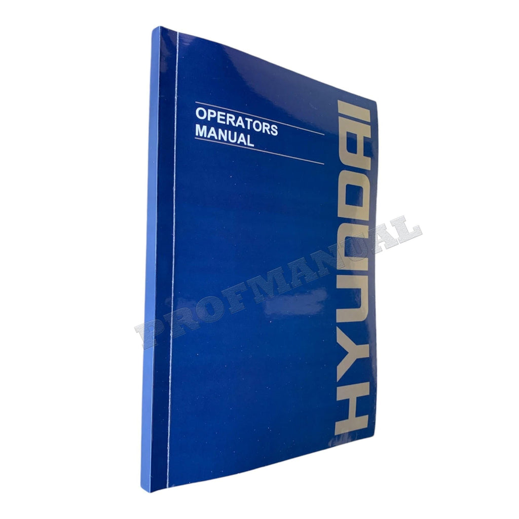 Hyundai HL960 WHEEL LOADER Operators Maintenance Manual