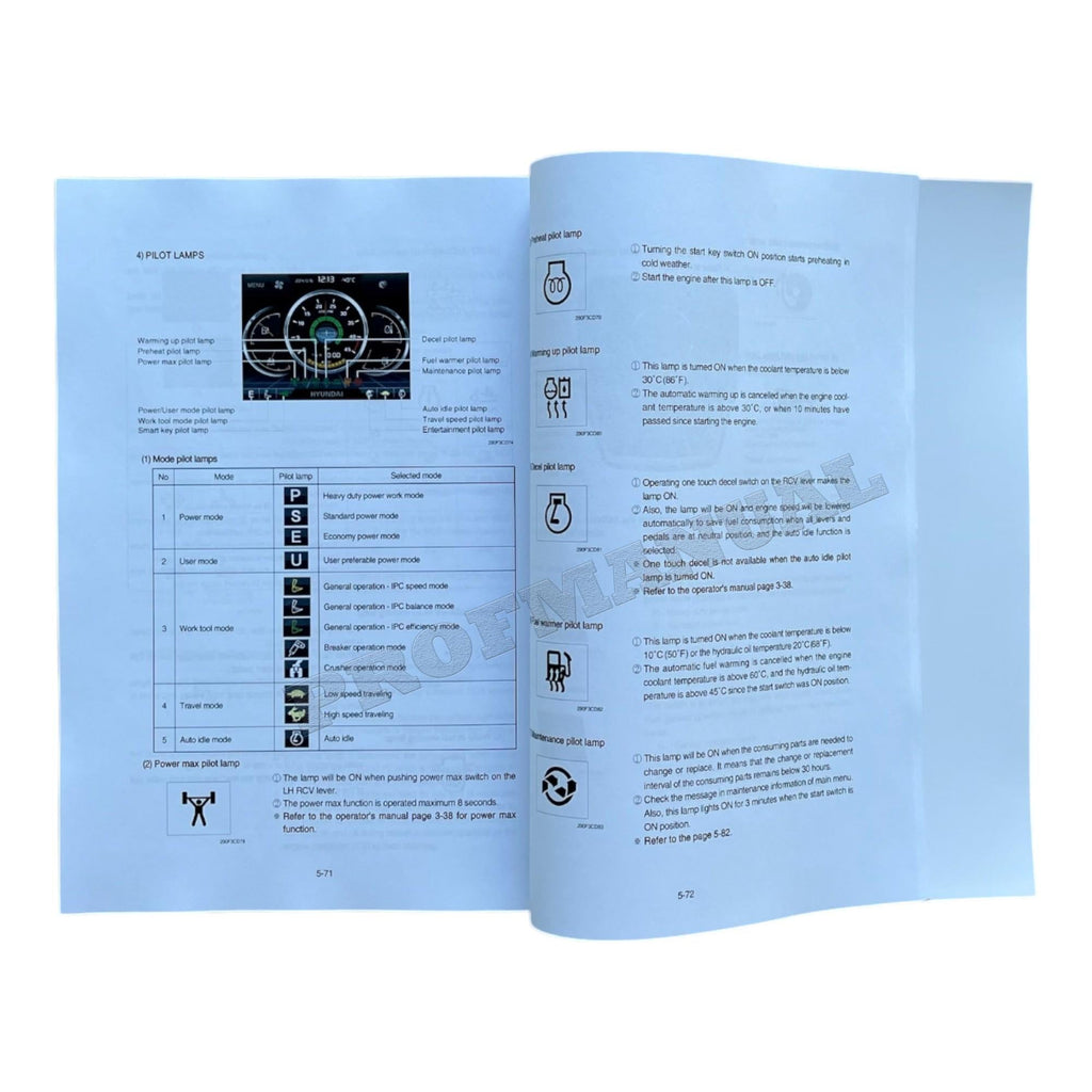 Hyundai HX300L CRAWLER EXCAVATOR Hardcover Repair Service Manual