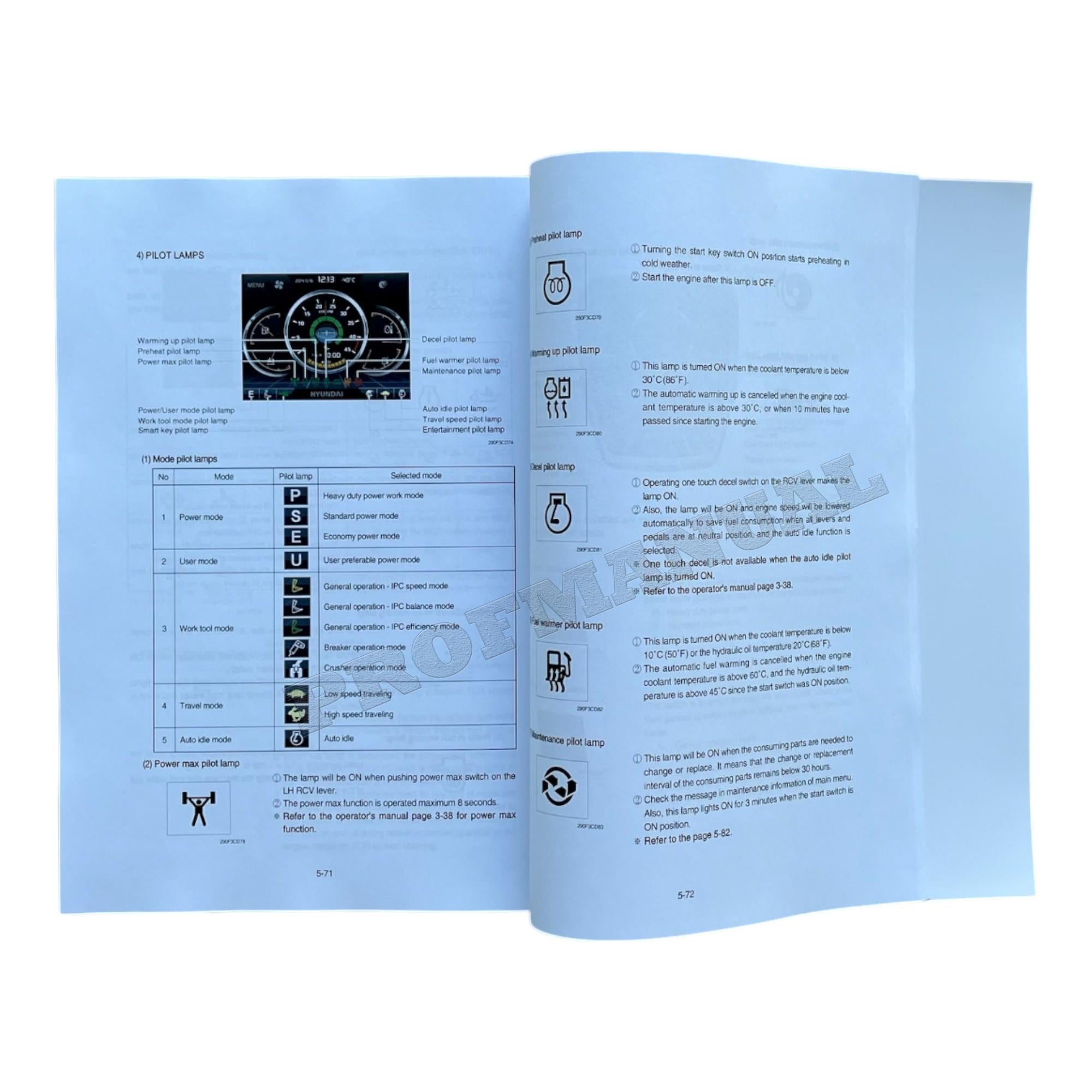 Hyundai HX300L CRAWLER EXCAVATOR Hardcover Repair Service Manual