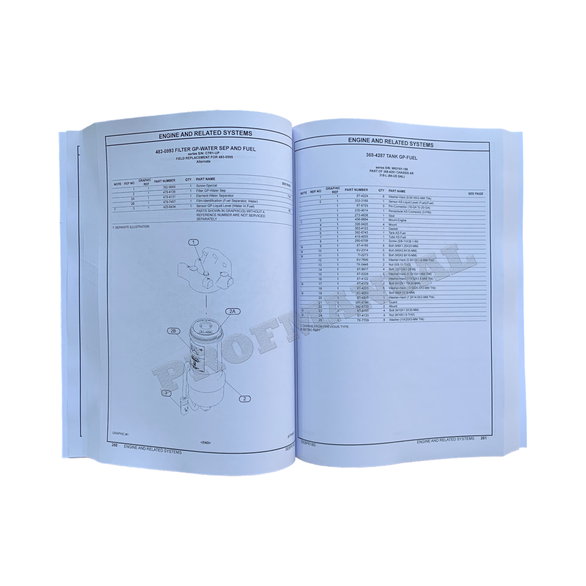 Caterpillar 563C Wheel Feller Buncher Parts Catalog Manual ser W631-Up C7R1-Up