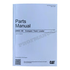 Caterpillar Cat 299D3 XE Compact Track Loader Parts Catalog Manual *Send serial number