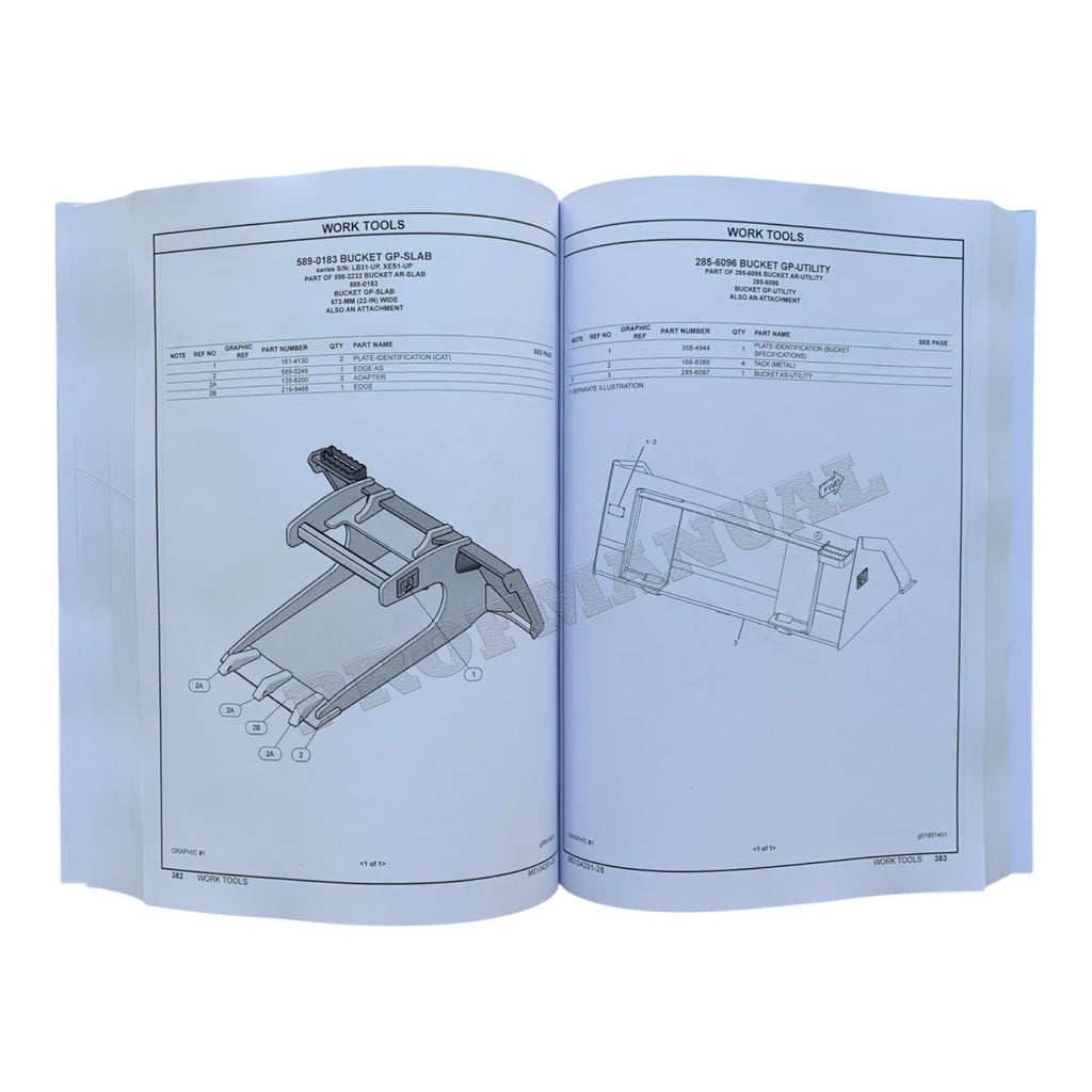 Caterpillar Cat 299D3 XE Compact Track Loader Parts Catalog Manual *Send serial number