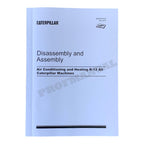 Caterpillar CAT Air Conditioning Heating R-12 Manual Disassembly Assembly