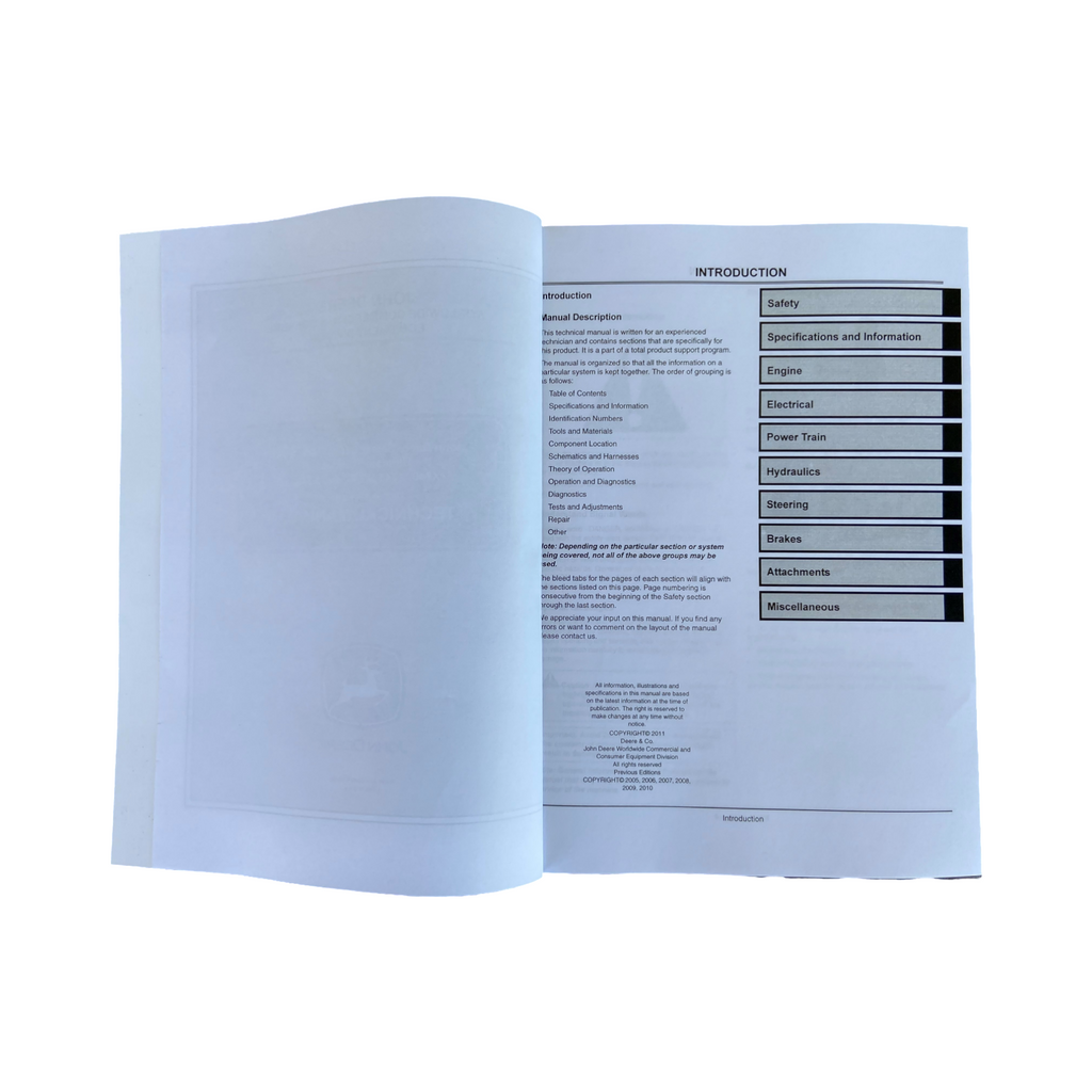 MANUAL DE SERVICIO Y REPARACIÓN DEL TRACTOR JOHN DEERE X740 X744 X748 X749 TM2350 ¡+BONIFICACIÓN! 