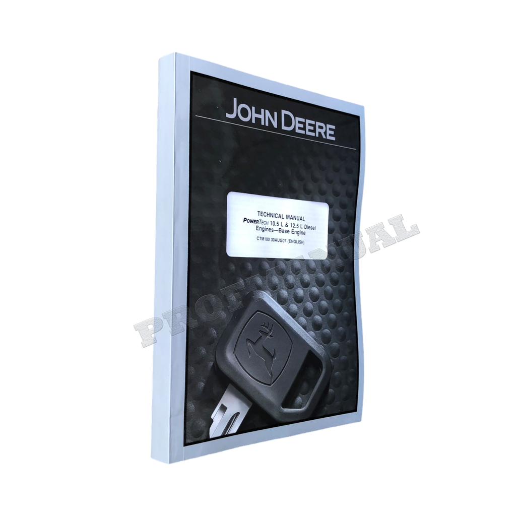 John Deere POWERTECH 6105 10.5 L 6125 12.5 L Engine REPAIR SERVICE MANUAL CTM100