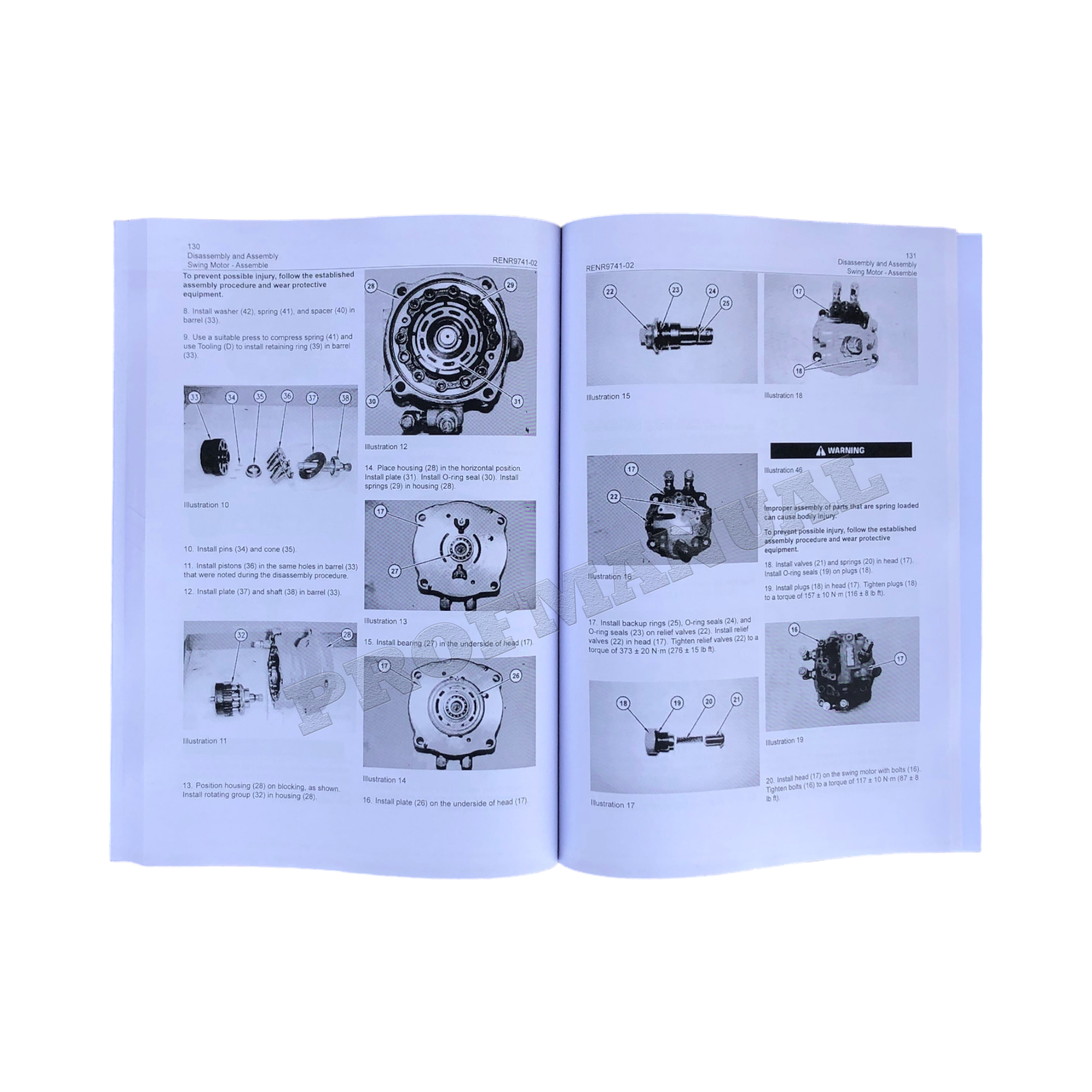 Caterpillar 308D CR Excavator Service Manual Disassem Assem