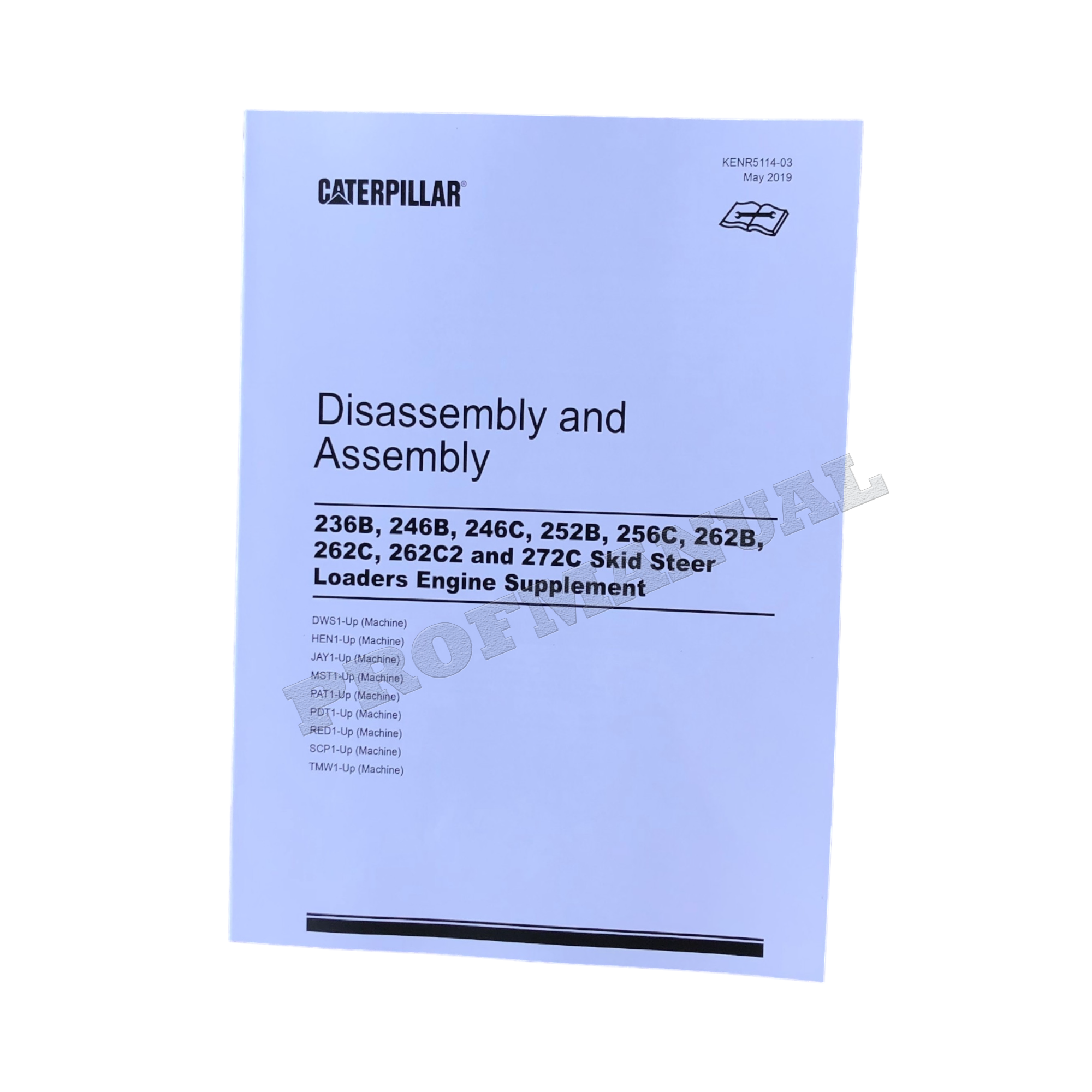 Manual de servicio del motor Caterpillar 3044C Desmontaje Montaje + suplemento
