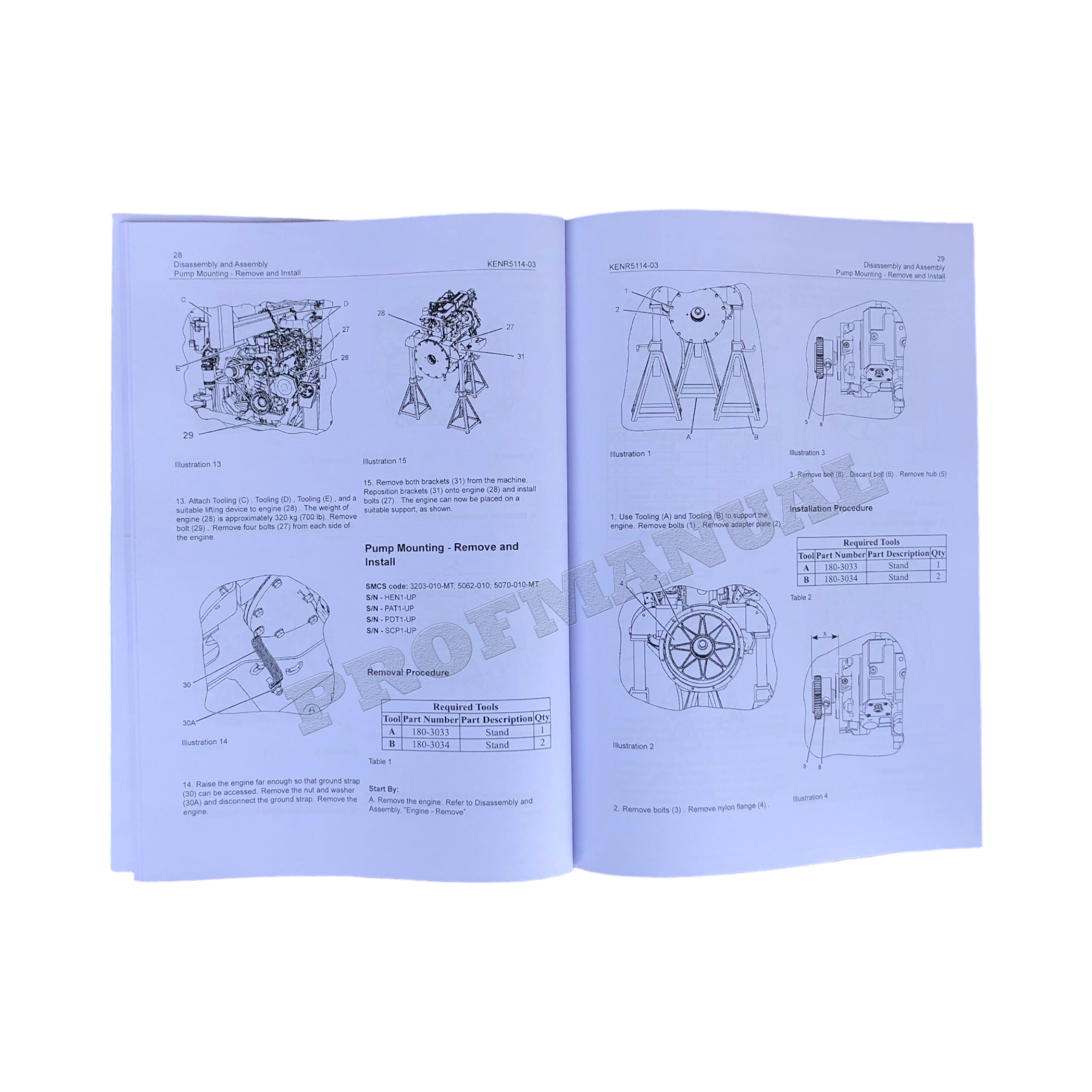 Caterpillar Cat C3.4 Engine Service Manual Disassembly Assembly + Supplement