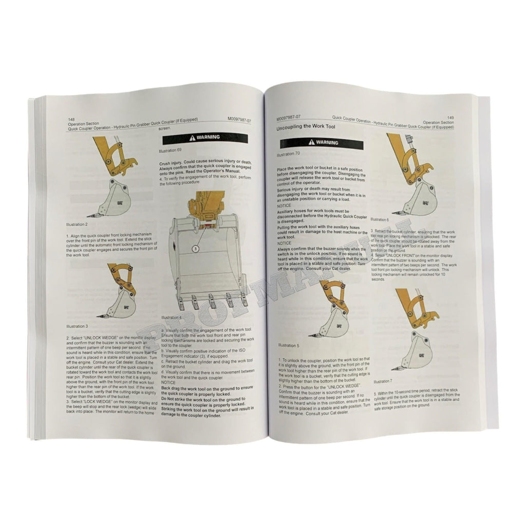 Manual del operador de la miniexcavadora hidráulica Caterpillar 306, 306 CR y 306.5
