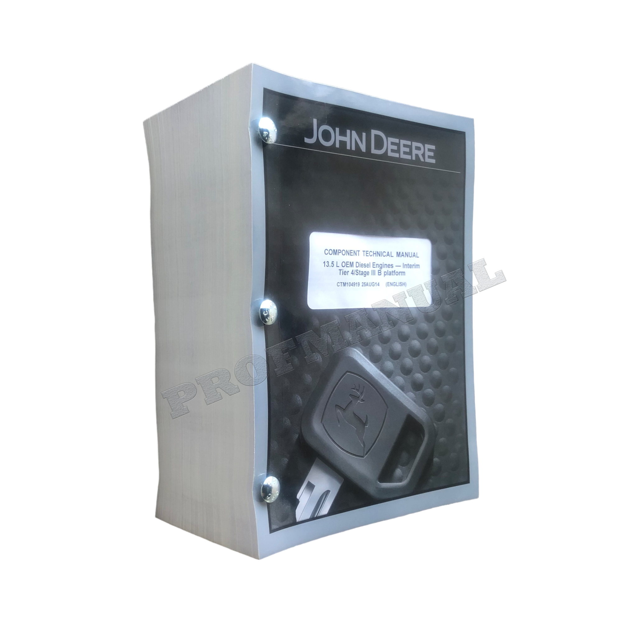 John Deere 6135 13.5L Engine Level 22 ECU REPAIR SERVICE MANUAL CTM104919