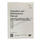 Manual del operador de motoniveladoras Caterpillar Serie 2 120M, 12M, 140M y 160M
