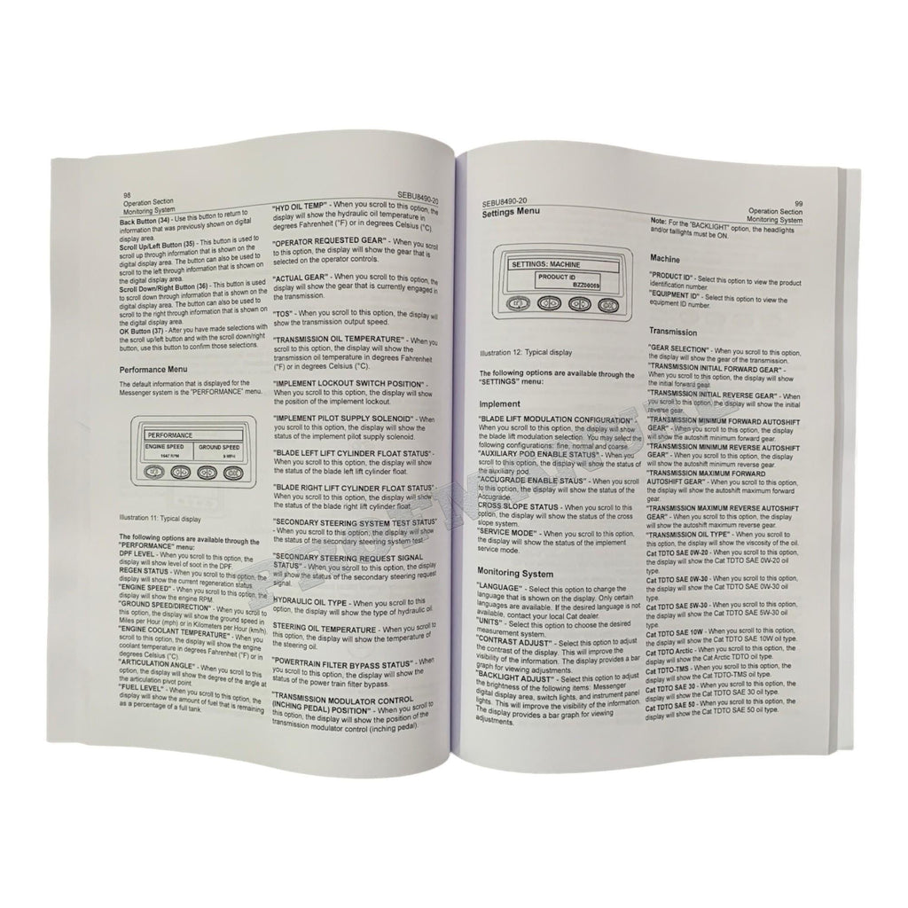 Manual del operador de motoniveladoras Caterpillar Serie 2 120M, 12M, 140M y 160M