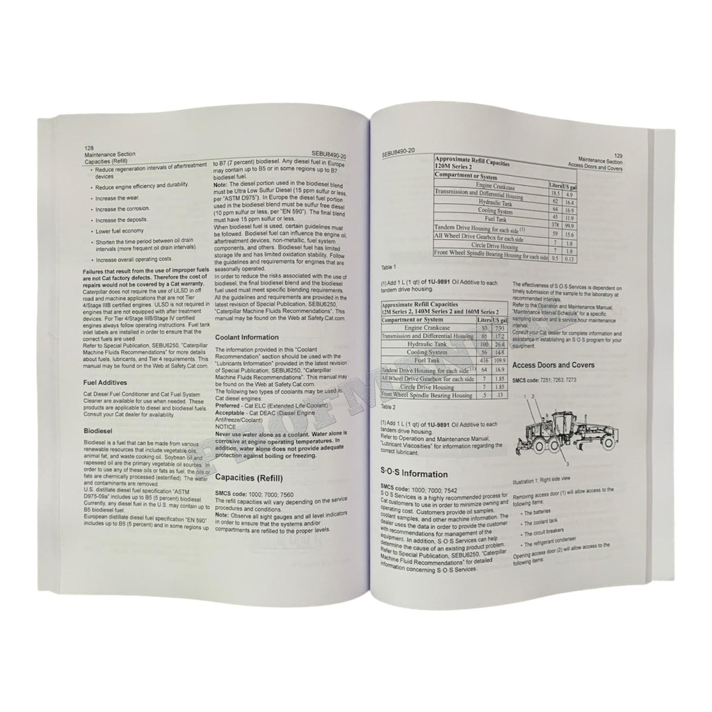 Manual del operador de motoniveladoras Caterpillar Serie 2 120M, 12M, 140M y 160M