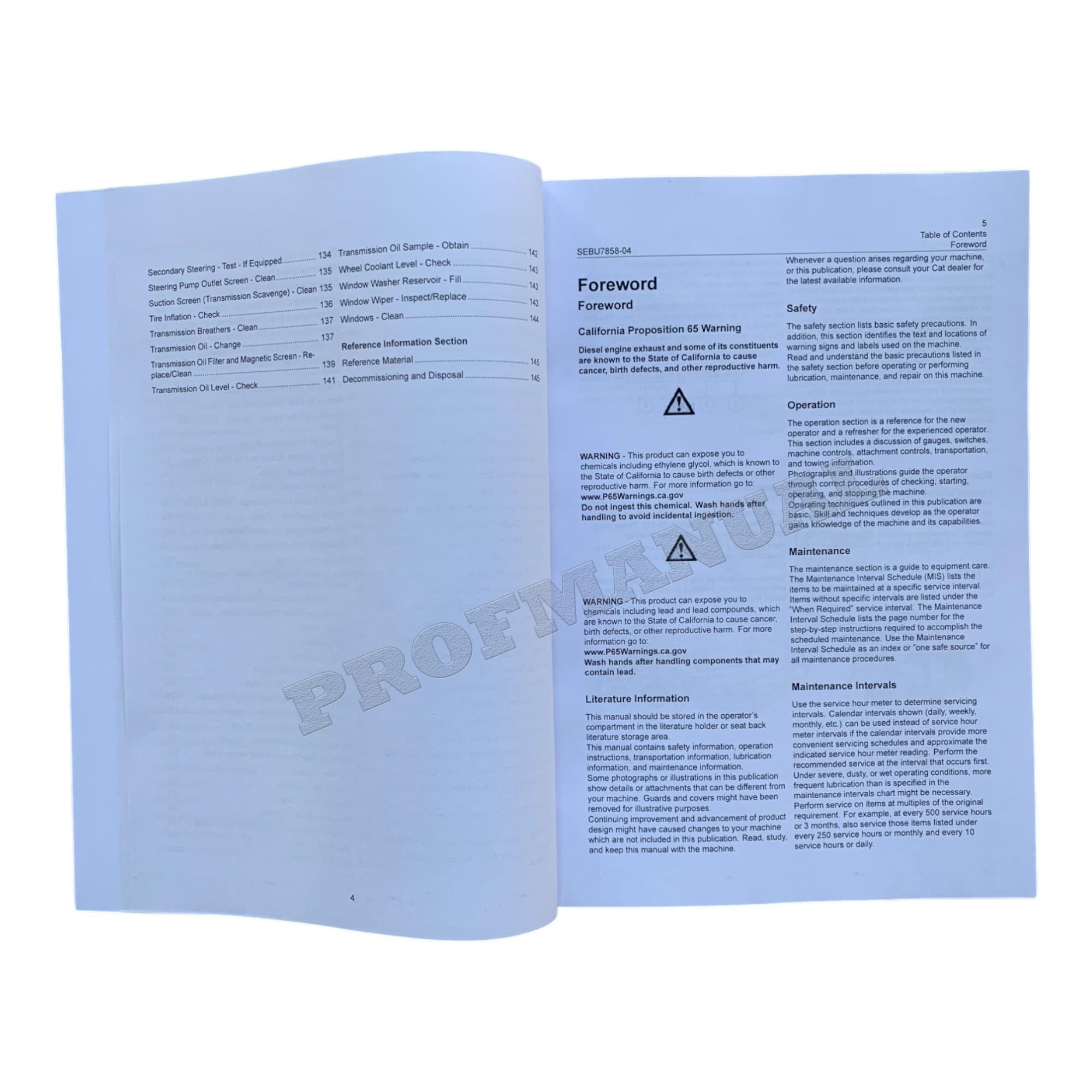 Manual del operador de la mototraílla Caterpillar 627G DBD1-UP DBZ1-UP