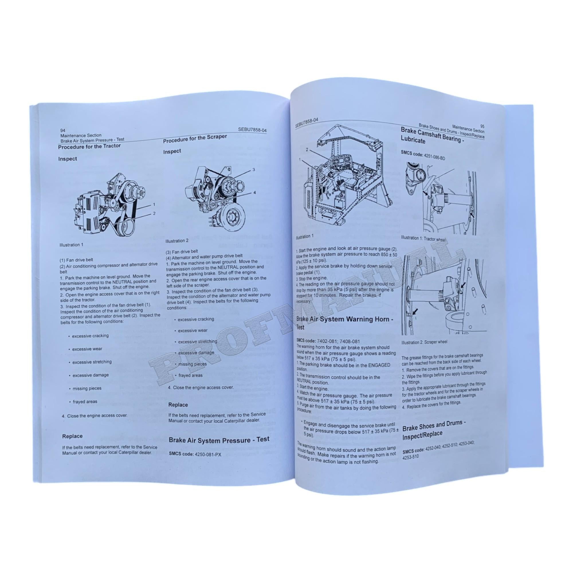 Manual del operador de la mototraílla Caterpillar 627G DBD1-UP DBZ1-UP
