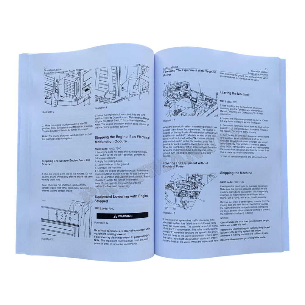 Manual del operador de la mototraílla Caterpillar 627G DBD1-UP DBZ1-UP