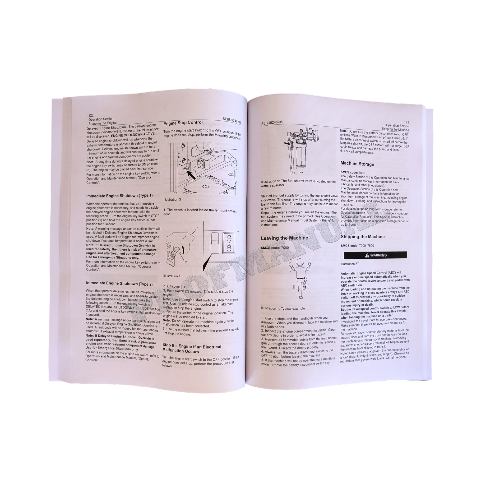 Manual de mantenimiento del operador de máquinas forestales Caterpillar 538 LL 538 GF