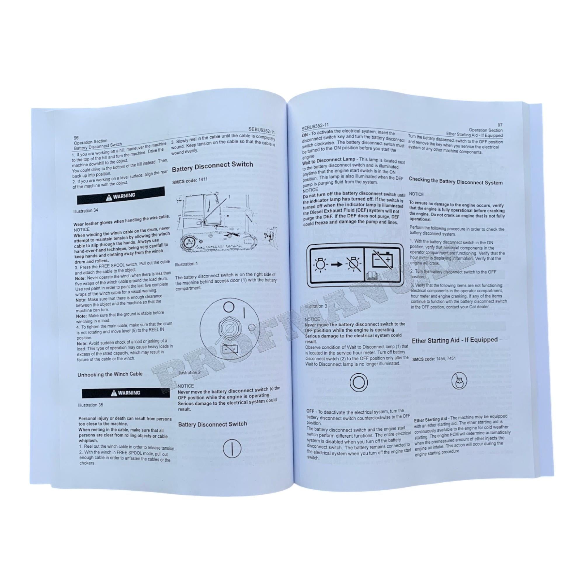 Caterpillar D6K2 D4 Track Type Tractor Operators Maintenance Manual